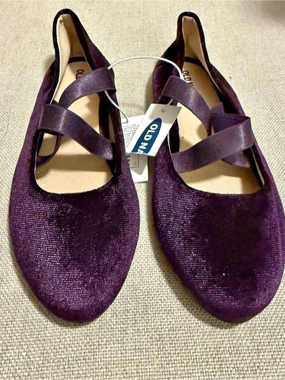 Old Navy Purple Mary Jane Flats